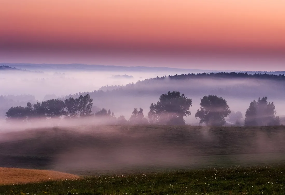 Suwałki region - hilly landscape, lakes and forests